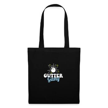 Gutter Gang Funny Bowling Team Club Coach Bowler - Tote Bag - black - Front