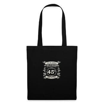 Too Bless To Be Stressed 45th Birthday Turning 45 - Tote Bag - black - Front