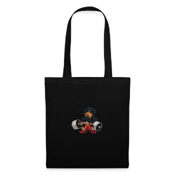 Rottweiler Rottie Musculation Haltérophile - Sac en tissu - noir - Devant