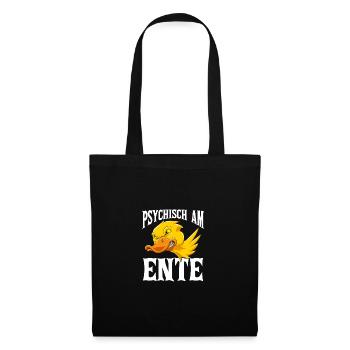 Psychically on the duck - Tote Bag - black - Front