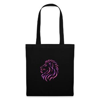 NeonLionLady - Stoffbeutel - Schwarz - Vorne