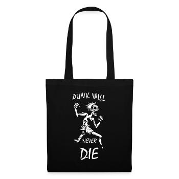 Punk - Sac en tissu - noir - Devant