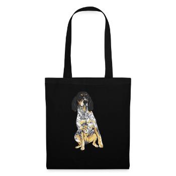 Bluetick Coonhound gift funny saying - Tote Bag - black - Front