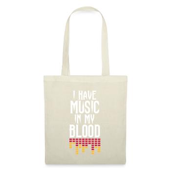 I have music is my blood - Tote Bag - nature - Front