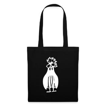Cool hen in swimsuit - Tote Bag - black - Front