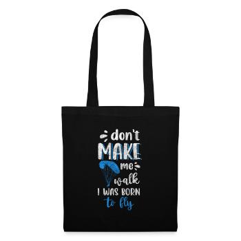 Skydiving Adrenaline Extreme Sports Flying - Tote Bag - black - Front