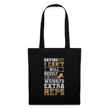 Coach Gym Muscle Building Athlete - Tote Bag - black - Front