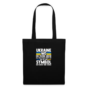 Ukrainer Ukraine - Stoffbeutel - Schwarz - Vorne