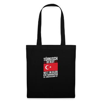 Turks Turkish Turkey - Tote Bag - black - Front
