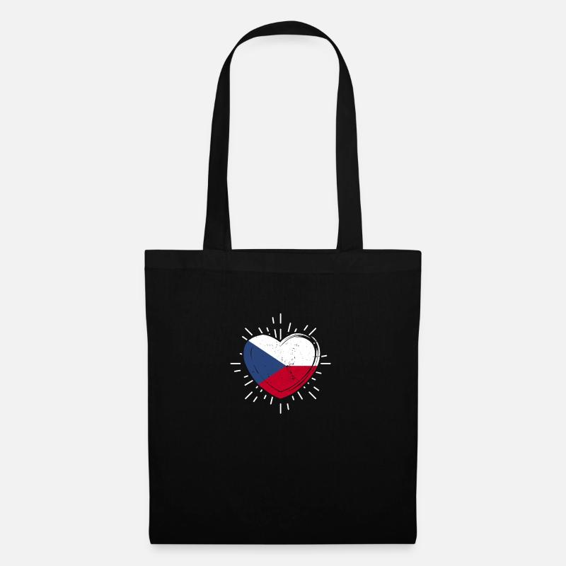 Tchèques République tchèque - Sac en tissu - noir