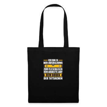 Tile Laying Training Apprentice Auzbi Tile Laying - Tote Bag - black - Front