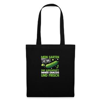 Gardener Cucumber Farmer Garden - Tote Bag - black - Front