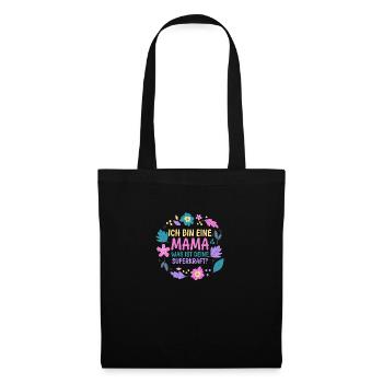 Maman pour la fête des mères - Sac en tissu - noir - Devant