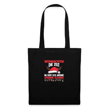 Santa Claus Christmas School Teacher - Tote Bag - black - Front