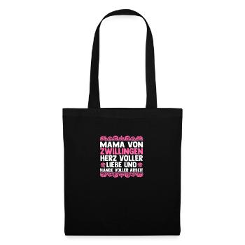 Mom of twins - Tote Bag - black - Front
