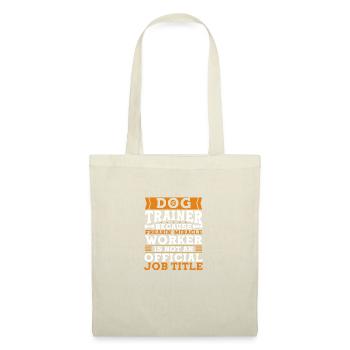 Dresseur de chiens Sports canins École de chiens - Sac en tissu - nature - Devant