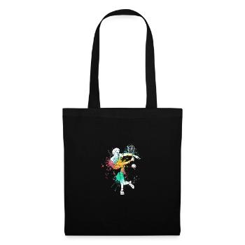 Splash art Squash sports for Squash player - Tote Bag - black - Front