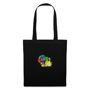 Colorful Splash Farm animals thanksgiving Turkey - Tote Bag - black - Front