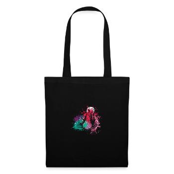 Colorful Splash Farm animals thanksgiving Turkey - Tote Bag - black - Front
