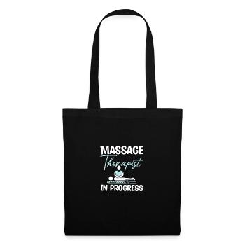 Massage therapist in progress - Stoffbeutel - Schwarz - Vorne