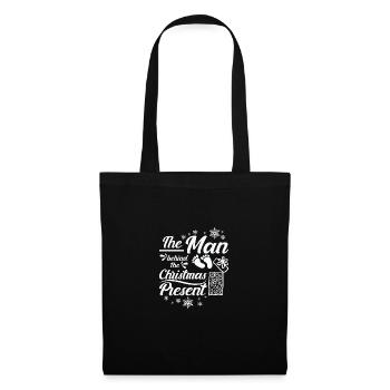Becoming Dad, the man behind the christmas present - Tote Bag - black - Front