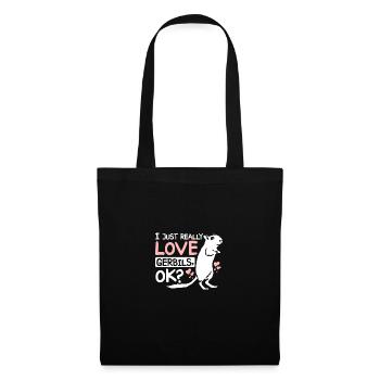 I just really love gerbils ok? - Tote Bag - black - Front
