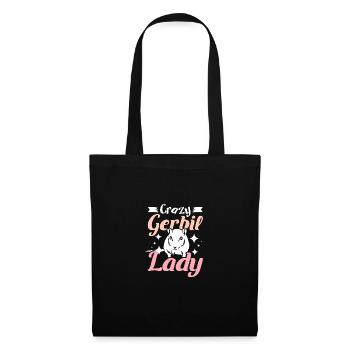Crazy gerbil lady - Tote Bag - black - Front