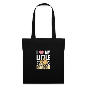 I love my little bearded dragon - Tote Bag - black - Front