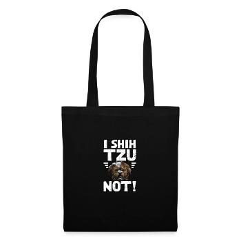 Je ne shih tzu pas ! - Sac en tissu - noir - Devant