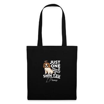 Juste un shih tzu de plus, je vous le promets - Sac en tissu - noir - Devant
