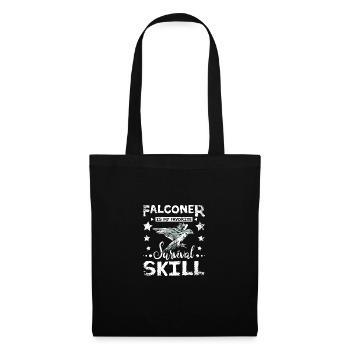 Falconer is my favorite survival skill - Tote Bag - black - Front