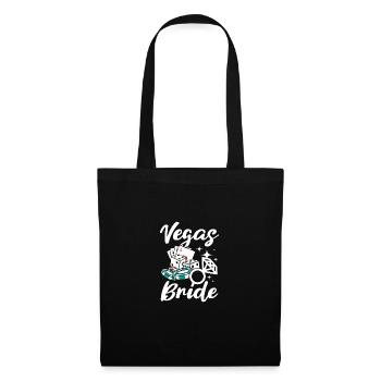 Bridal Shower Team Bride Bridesmaid Vegas Bride - Stoffbeutel - Schwarz - Vorne