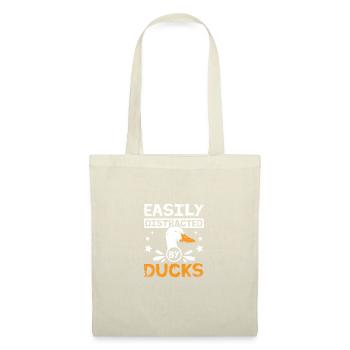 Canard pékin de compagnie facilement distrait par les canards - Sac en tissu - nature - Devant