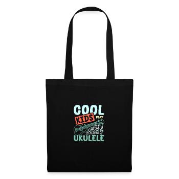 children Cool kids play Ukulele - Tote Bag - black - Front