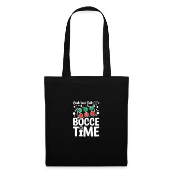 Grab your balls It's bocce time - Tote Bag - black - Front
