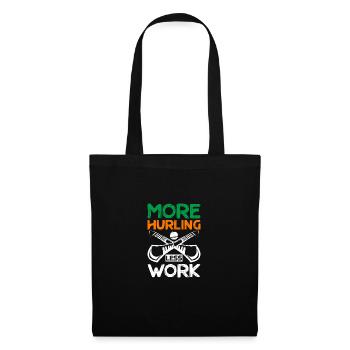 More Hurling Less Work - Tote Bag - black - Front