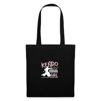 Kendo heureux de montrer ce qui frappait comme une fille - Sac en tissu - noir - Devant