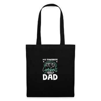 My favorite Cymbals player calls me dad - Tote Bag - black - Front