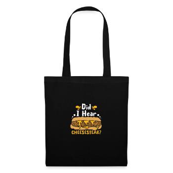 Ai-je entendu cheesesteak ? - Sac en tissu - noir - Devant
