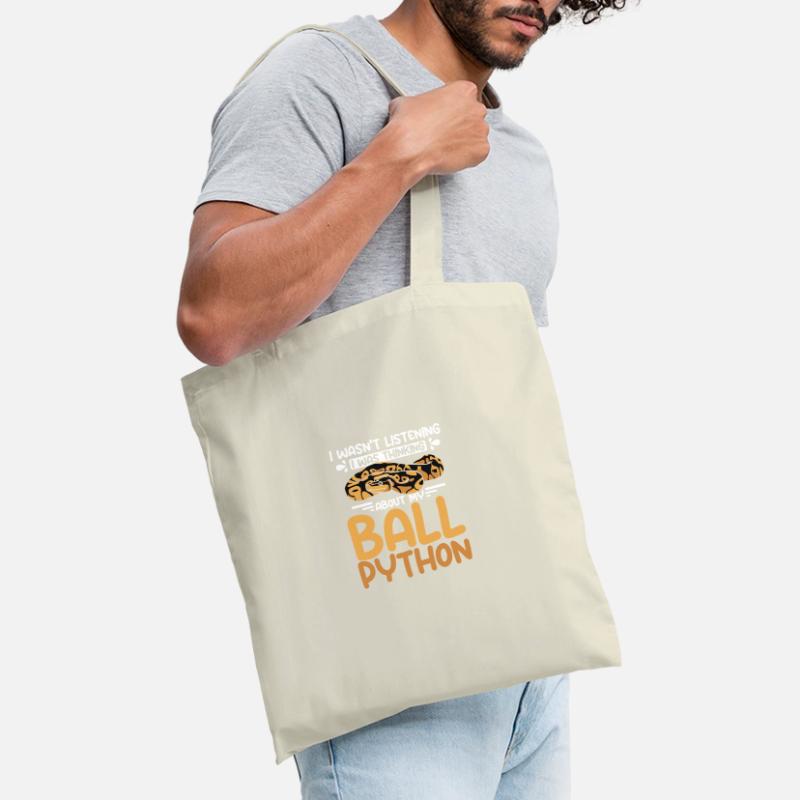 I was thinking about my ball python Tote Bag