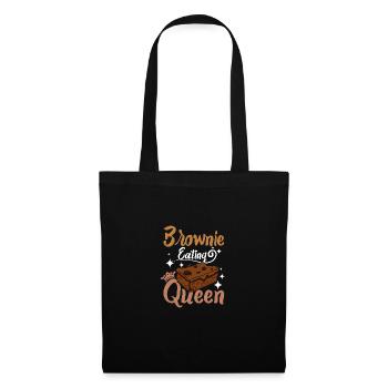 Reine mangeuse de brownie - Sac en tissu - noir - Devant