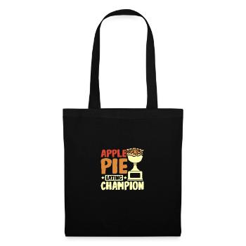 Apple pie eating champion - Tote Bag - black - Front