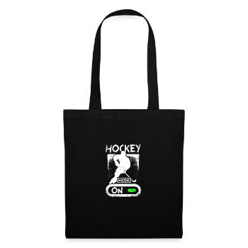 Mode roller hockey activé - Sac en tissu - noir - Devant