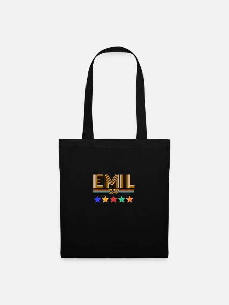 Emil - Stoffbeutel - Schwarz