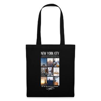 New York City Skyline NYC Manhattan - Tote Bag - black - Front