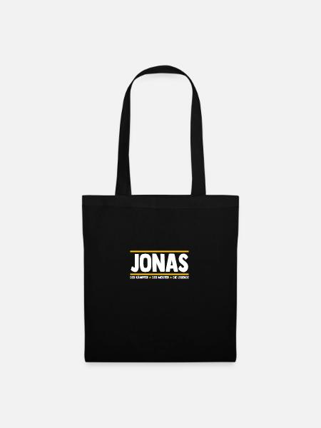 Jonas - Stoffbeutel - Schwarz