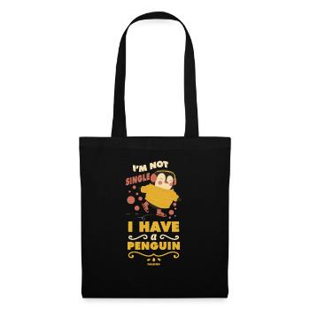 I'm Not Single I Have A Penguin - Tote Bag - black - Front