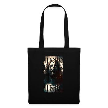 Jesus, Christentum, Kirche, Jesus Christus, Jesus - Stoffbeutel - Schwarz - Vorne