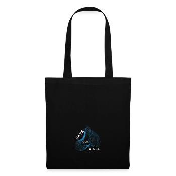 Sauvons notre AVENIR - Sac en tissu - noir - Devant