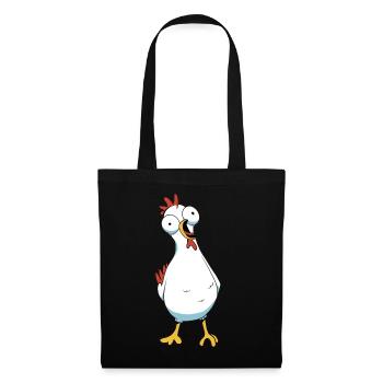 Chicken Poultry Chicken Coop Farm Hen Eggs - Tote Bag - black - Front